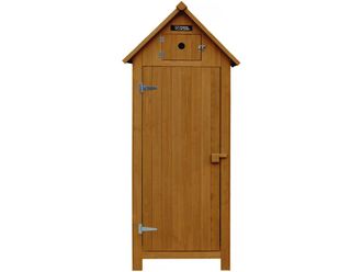Habitat et Jardin Habitat Et Jardin - Mueble De Jard&iacute;n cabanon - 77 X 54,5 X 179 Cm - Marr&oacute;n