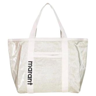 Isabel Marant Pre-owned Tote Bags, female, White, Size: ONE SIZE Pre-owned Handbag