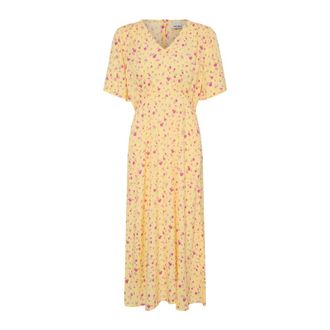 Ichi Maxi Jurken - Dames - Casual kleedjes - Veelkleurig - S - Kleedjes