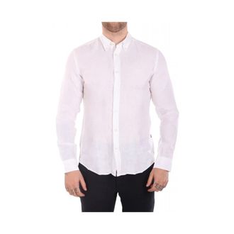HUGO BOSS Poplin Shirt - Heren - Casual Overhemden - Wit - 2XL - Katoen - Overhemden