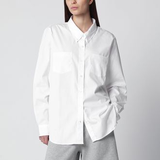 Dries Van Noten Camicia button-down bianca in cotone