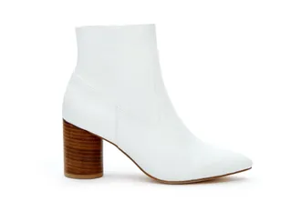 Matisse Footwear Womens Ankle Heeled Boot In White