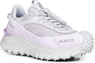 Moncler Womens Sneakers Purple Trailgrip Cotton Trainers