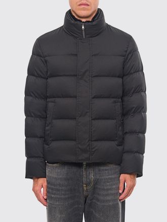 Herno Piumino corto in nylon trapuntato idrorepellente con collo alto