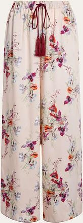 Cinq &agrave; Sept Alba Iris Bouquet Drawstring Pants