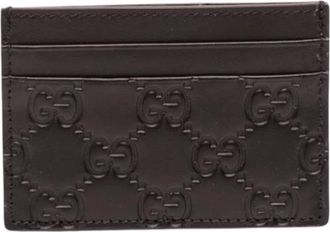Gucci Pre-owned Wallets, female, Black, Size: ONE SIZE Pre-owned Leather Wallet