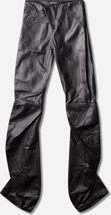 Ottolinger Women s Leather Drape Pants Black