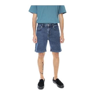 Minimum Heren, Korte broeken, Blauw, Maat: XL Denim