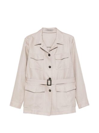 Tagliatore Womens Linen Jacket