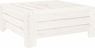 vidaXL Cubierta Para Base De Sombrilla Madera Maciza De Pino Blanco Vidaxl
