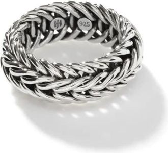 John Hardy Kami 9Mm Silver Band Ring - Ru900358x7