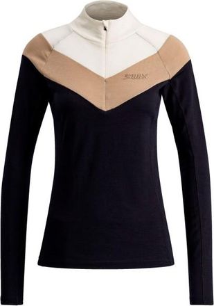Swix Polaris Baselayer Halfzip Merinounterw&auml;sche f&uuml;r Damen | schwarz