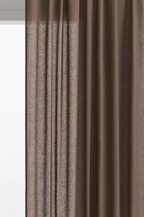 H&M 1er-Pack Langer, breiter Vorhang aus Leinenmix - Beige