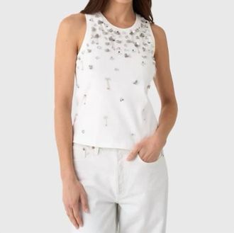 SIMKHAI Alistair Tank Top In White