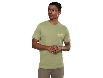 O'Neill Locksmith Classic Short Sleeve T-Shirts Mens T Shirt Oil Green : 2XL, Cotton