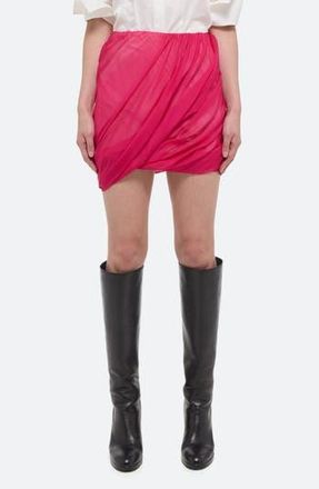 Helmut Lang Bubble Silk Miniskirt in Fuchsia at Nordstrom Rack, Size Xx-Small