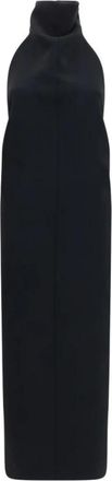 Khaite Roxanne Jurk - Dames - Avondkleed - Zwart - XS - Polyester - Kleedjes