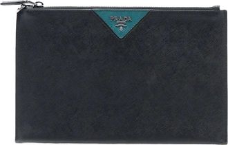 Prada Clutch in pelle Saffiano 2010-2025 - Nero