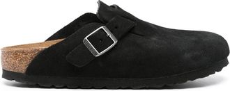 Birkenstock Boston Suede Leather Slippers