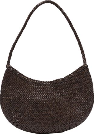 Dragon Diffusion Crescent-Shaped Nova Luna Woven Shoulder Bag