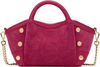 Hammitt Mini Paul Suede Top Handle Bag in Calypso Suede/gold at Nordstrom