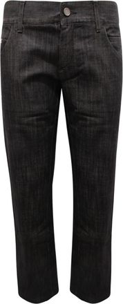 Dolce & Gabbana Italiaanse Denim Broek - Heren - Regular Fit Jeans - Zwart - XS - Denim - Jeans