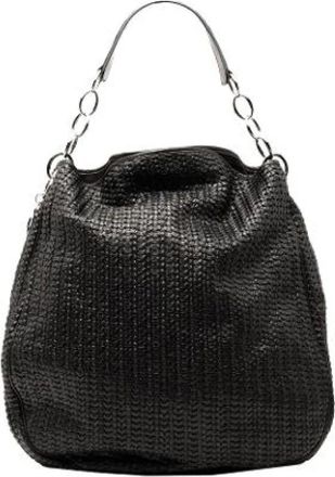Dior Pre-owned Shoulder Bags, female, Black, Size: ONE SIZE Pre-owned Leather Shoulder Bag