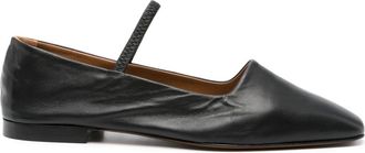ATP Atelier Petina leather ballerina shoes - women - Nappa Leather/Nappa Leather/Nappa Leather - 36 - Black