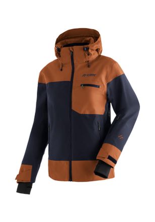 Maier Sports Skijacke MAIER SPORTS Backline W, Damen, Gr. 36, braun (rostbraun), 67% Baumwolle, 33% Polyamid, Jacken Skijacke, Technische Skijacke f&uuml;r Freeride und