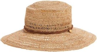 Rag & Bone Raffia Straw Boater Hat in Natural at Nordstrom, Size Medium