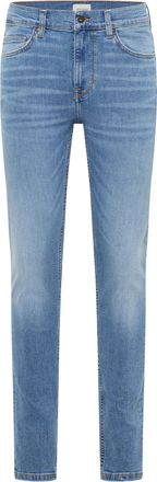 Mustang Skinny-fit-Jeans MUSTANG Herren Style Frisco Skinny, Herren, Gr. 40, L&auml;nge 34, blau (583 mittelblau), Denim/Jeans, 98% Baumwolle, 2% Elasthan, unifarb