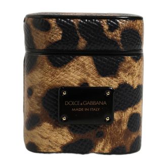 Dolce & Gabbana Funda Estampado Leopardo - Accessories - Mujer - Marr&oacute;n - ONE SIZE
