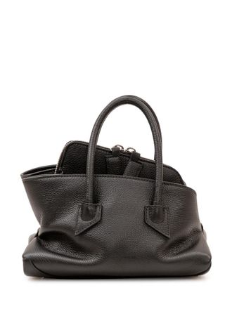 The Attico Black La Passeggiata Mini Satchel