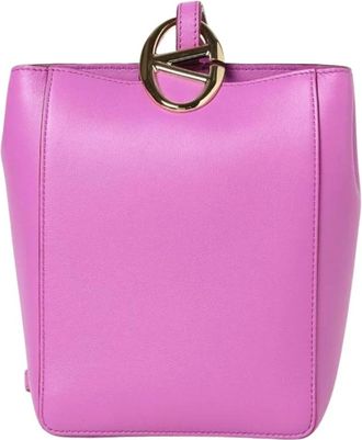 Valentino Garavani Tassen, Dames, Roze, ONE Size, Stud Emmerzak in Fuchsia
