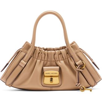 Marc Jacobs The Suede Cristina Small Crossbody Satchel in Camel at Nordstrom