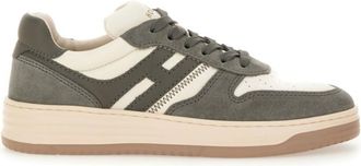 Hogan Grey Color Block Sneakers
