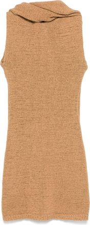 Aya Muse Knitted Mini Dress - Womens - Organic Cotton/Nylon