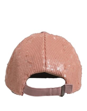Dolce & Gabbana HAT10061 Sequin-Embellished Baseball Cap - Pink
