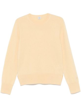 Toteme Trui met ronde hals - Geel