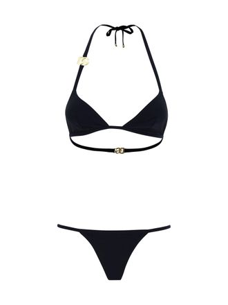 Dolce & Gabbana Womens Swimsuit Black Nylon Swimwear Sea Clothing