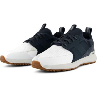 TRUE linkswear True Lux Waterproof Sneaker in Natural Navy at Nordstrom Rack, Size 12.5