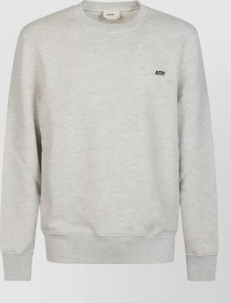 Autry cotton crewneck long-sleeve sweatshirt
