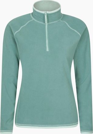 Mountain Warehouse Womens Mountain Warehouse Womens/Ladies Montana Half Zip Fleece Top - Blue - Size: 16