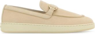 Ferragamo Zand Leren Crio Loafers
