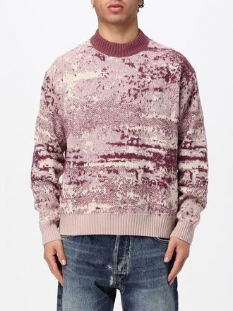 HUGO BOSS Crewneck Jumper with Dropped Shoulders and Ribbed Trims