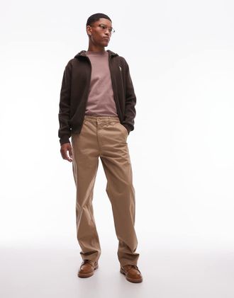 Wood Wood Double A By Wood Wood - Silas - Pantaloni chino color rovere-Marrone