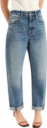 Daze Venice Barrel Long With Cuff Jeans In The Blues