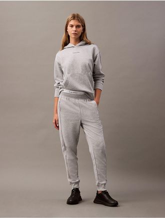 Calvin Klein Calvin Klein Womens Logo Tape Joggers - Grey - XS