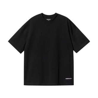 Carhartt Work in Progress Camiseta S/S Link Script - Tops - Hombre - Negro - M