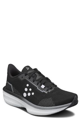 Craft Endurance 3 Running Shoe in Black/Contrast White at Nordstrom, Size 12.5